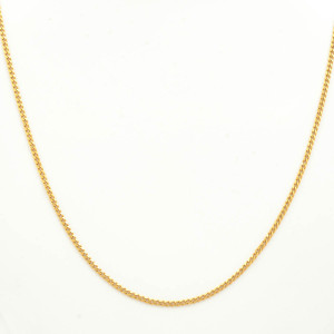 #38827-Cordão Elo Tipo Groumet em Ouro Amarelo 18K (62 cm)